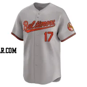 Bj Surhoff Men's Baltimore Orioles Gray Limited Road Jersey