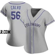 Blair Calvo Women's Colorado Rockies Gray Authentic Road Jersey