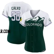 Blair Calvo Women's Colorado Rockies Green Authentic 2022 City Connect Jersey