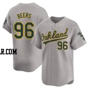 Blake Beers Men's Oakland Athletics Gray Limited Away Jersey