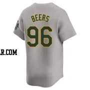 Blake Beers Men's Oakland Athletics Gray Limited Away Jersey