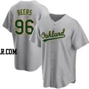 Blake Beers Youth Oakland Athletics Gray Replica Road Jersey