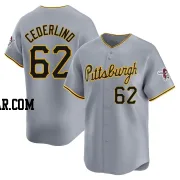 Blake Cederlind Men's Pittsburgh Pirates Gray Limited Away Jersey