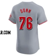 Blake Dunn Men's Cincinnati Reds Gray Elite Road Jersey