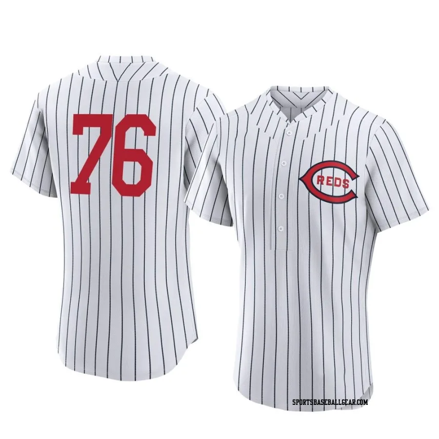 Blake Dunn Men's Cincinnati Reds White Authentic 2022 Field Of Dreams Jersey