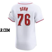 Blake Dunn Men's Cincinnati Reds White Elite Home Jersey