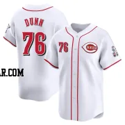 Blake Dunn Men's Cincinnati Reds White Limited Home Jersey