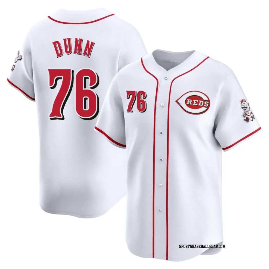 Blake Dunn Men's Cincinnati Reds White Limited Home Jersey