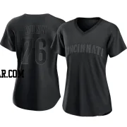 Blake Dunn Women's Cincinnati Reds Black Authentic Pitch Fashion Jersey