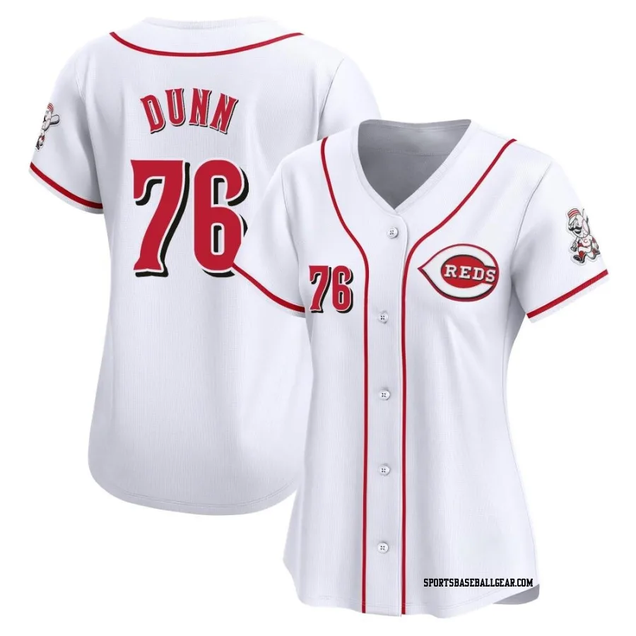 Blake Dunn Women's Cincinnati Reds White Limited Home Jersey