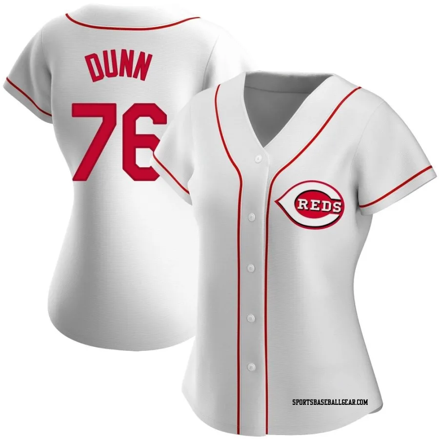 Blake Dunn Women's Cincinnati Reds White Replica Home Jersey