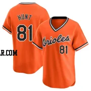 Blake Hunt Men's Baltimore Orioles Orange Limited Cooperstown Collection Jersey