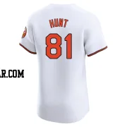 Blake Hunt Men's Baltimore Orioles White Elite Home Jersey