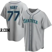 Blake Hunt Men's Seattle Mariners Gray Replica Road Jersey