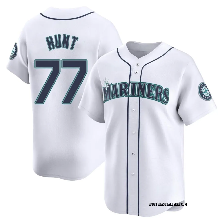 Blake Hunt Men's Seattle Mariners White Limited Home Jersey