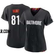 Blake Hunt Women's Baltimore Orioles Black Authentic 2023 City Connect Jersey