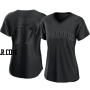 Blake Hunt Women's Seattle Mariners Black Replica Pitch Fashion Jersey