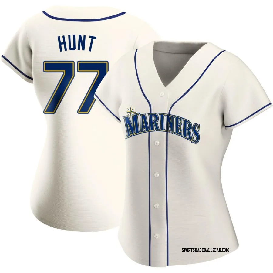 Blake Hunt Women's Seattle Mariners Cream Authentic Alternate Jersey