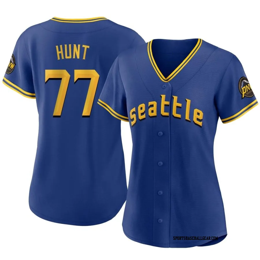 Blake Hunt Women's Seattle Mariners Royal Replica 2023 City Connect Jersey