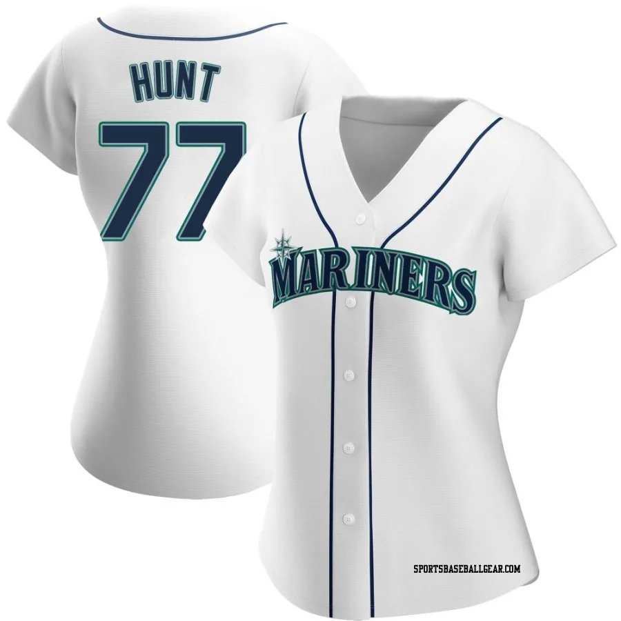 Blake Hunt Women's Seattle Mariners White Authentic Home Jersey