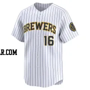 Blake Perkins Men's Milwaukee Brewers White Limited Alternate Jersey