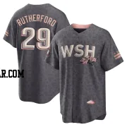 Blake Rutherford Men's Washington Nationals Gray Replica 2022 City Connect Jersey