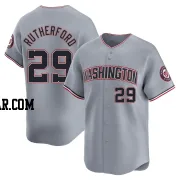 Blake Rutherford Youth Washington Nationals Gray Limited Road Jersey