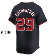 Blake Rutherford Youth Washington Nationals Navy Limited Alternate Jersey