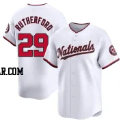 Blake Rutherford Youth Washington Nationals White Limited Home Jersey