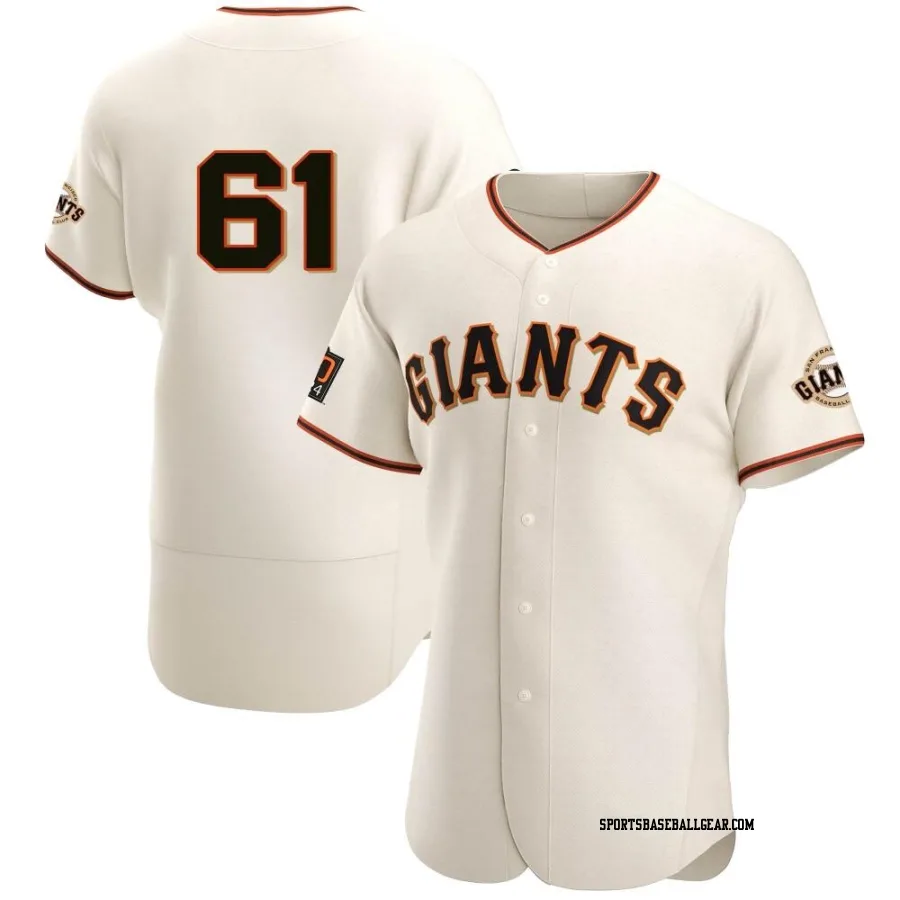 Blake Sabol Men's San Francisco Giants Cream Authentic Home Jersey