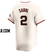 Blake Sabol Men's San Francisco Giants Cream Elite Home Jersey