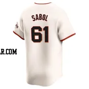 Blake Sabol Men's San Francisco Giants Cream Elite Home Jersey