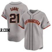 Blake Sabol Men's San Francisco Giants Gray Limited Away Jersey