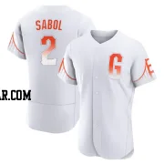 Blake Sabol Men's San Francisco Giants White Authentic 2021 City Connect Jersey