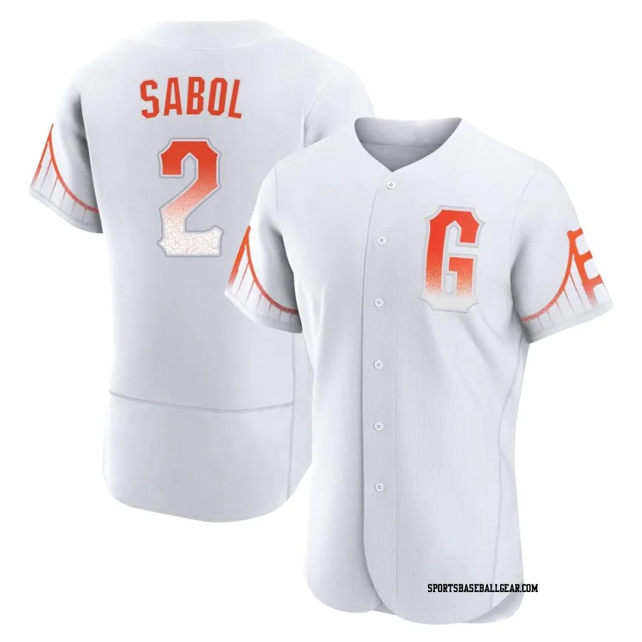 Blake Sabol Men's San Francisco Giants White Authentic 2021 City Connect Jersey