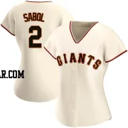 Blake Sabol Women's San Francisco Giants Cream Authentic Home Jersey