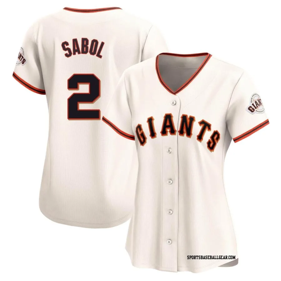 Blake Sabol Women's San Francisco Giants Cream Limited Home Jersey