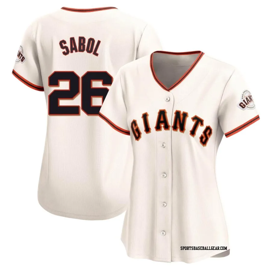 Blake Sabol Women's San Francisco Giants Cream Limited Home Jersey