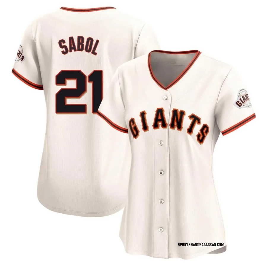 Blake Sabol Women's San Francisco Giants Cream Limited Home Jersey