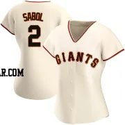 Blake Sabol Women's San Francisco Giants Cream Replica Home Jersey