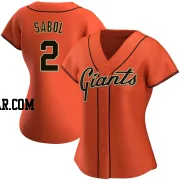 Blake Sabol Women's San Francisco Giants Orange Authentic Alternate Jersey