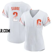 Blake Sabol Women's San Francisco Giants White Authentic 2021 City Connect Jersey