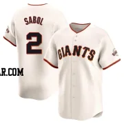 Blake Sabol Youth San Francisco Giants Cream Limited Home Jersey