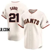 Blake Sabol Youth San Francisco Giants Cream Limited Home Jersey