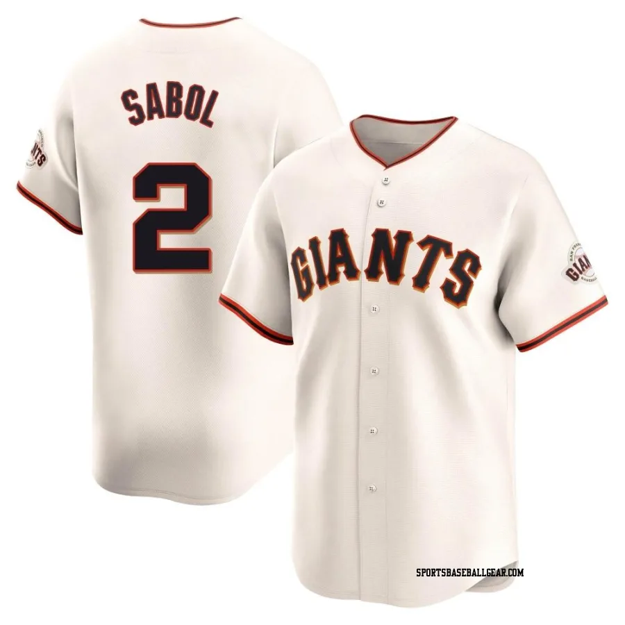 Blake Sabol Youth San Francisco Giants Cream Limited Home Jersey