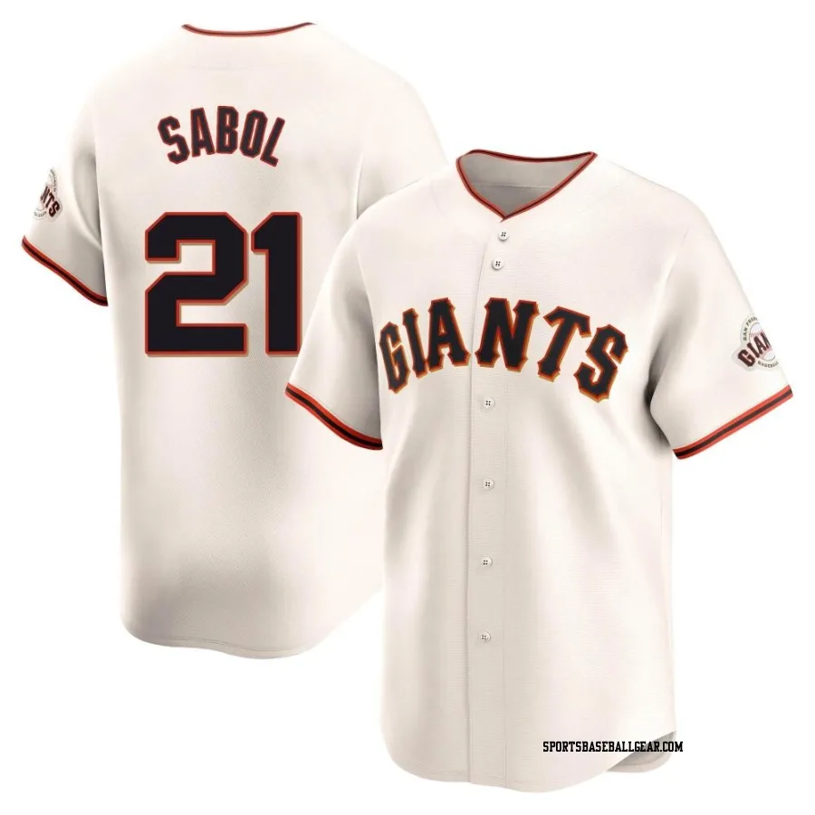 Blake Sabol Youth San Francisco Giants Cream Limited Home Jersey