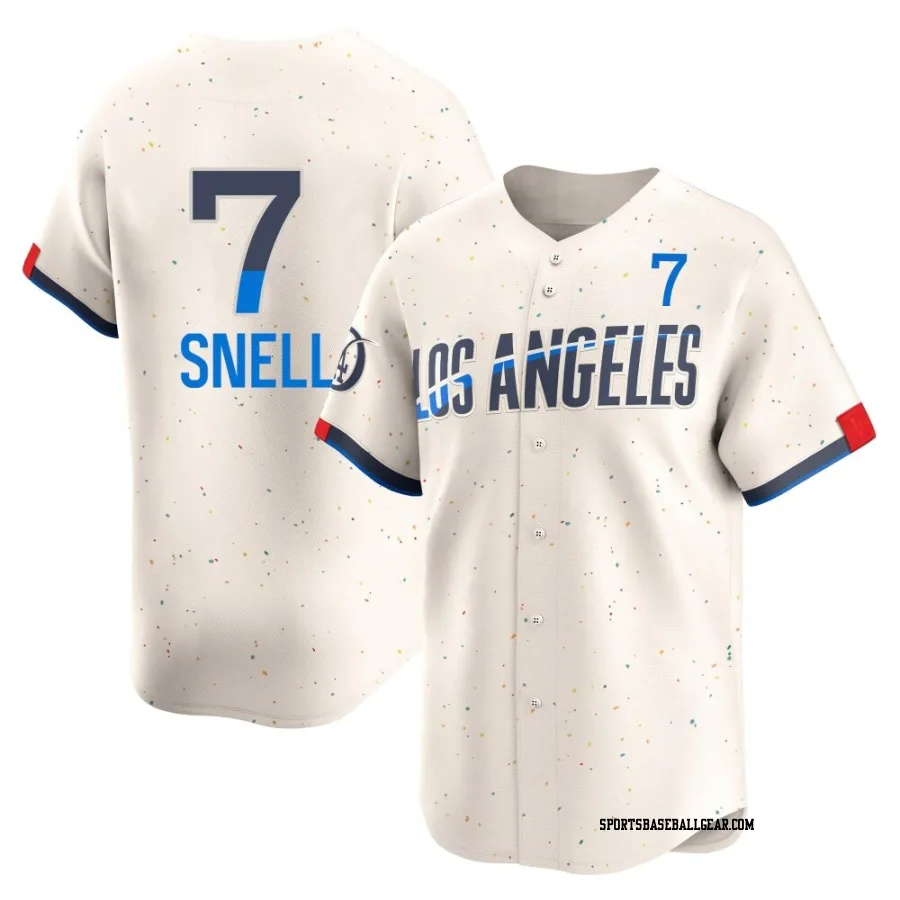 Blake Snell Men's Los Angeles Dodgers Cream Limited 2024 City Connect Jersey