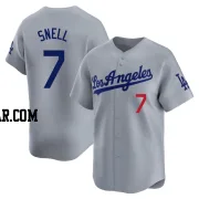 Blake Snell Men's Los Angeles Dodgers Gray Limited Away Jersey