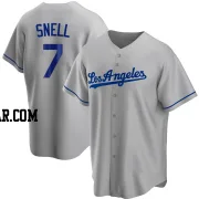 Blake Snell Men's Los Angeles Dodgers Gray Replica Road Jersey