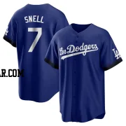 Blake Snell Men's Los Angeles Dodgers Royal Replica 2021 City Connect Jersey